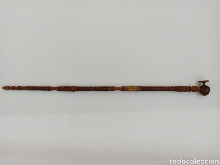 Pipas de fumar: Pipa de opio antigua. - Foto 2