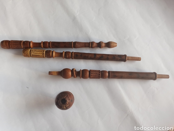 Pipas de fumar: Pipa de opio antigua. - Foto 12