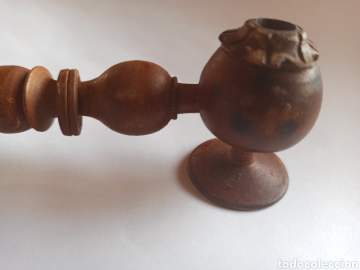 Pipas de fumar: Pipa de opio antigua. - Foto 1