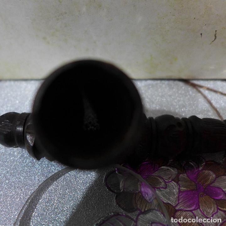 Pipas de fumar: PIPA CON CANULA Y CAZOLETA TALLADAS - Foto 3
