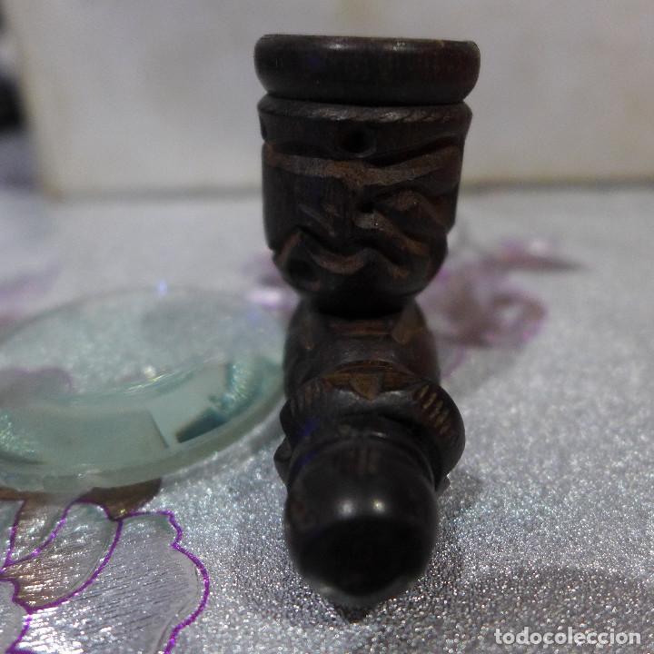 Pipas de fumar: PIPA CON CANULA Y CAZOLETA TALLADAS - Foto 4
