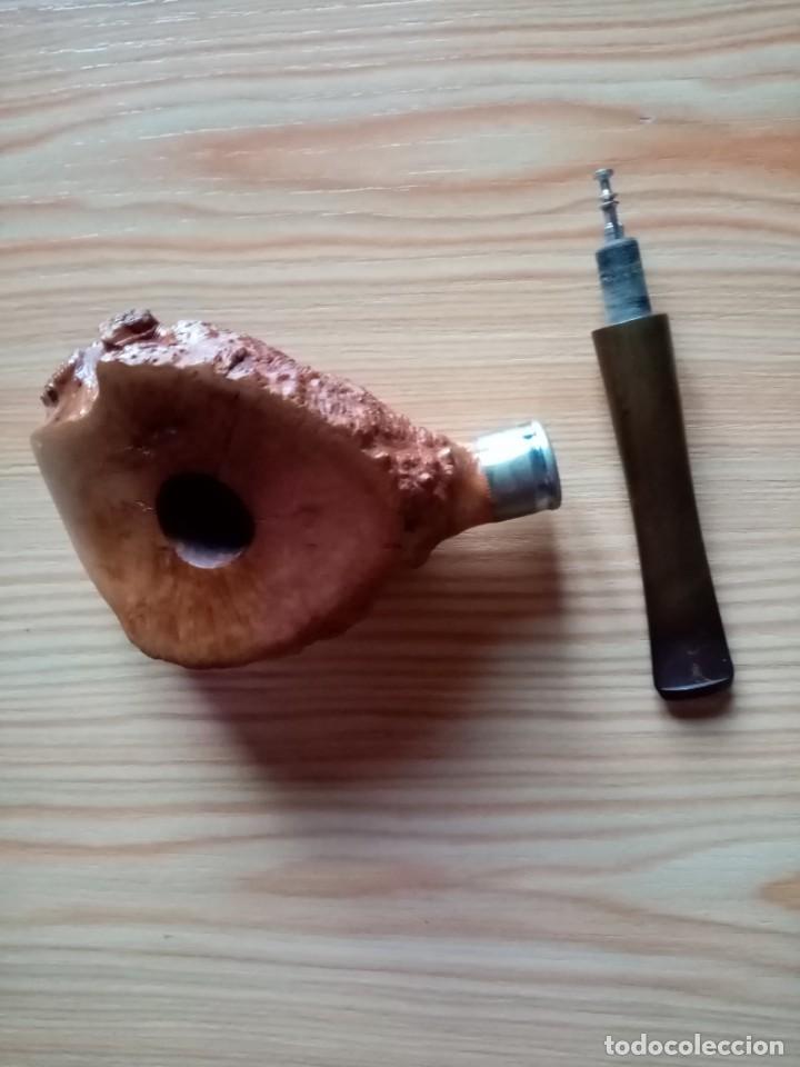 Pipas de fumar: PIPA BASE LABRADA - SIN MARCA - Foto 7