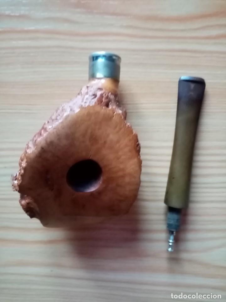 Pipas de fumar: PIPA BASE LABRADA - SIN MARCA - Foto 8