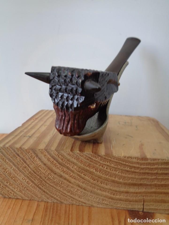Pipas de fumar: &iexcl;&iexcl; PIPA, EL TORO. OJOS, 2 PERLAS. MADERA. !! - Foto 13