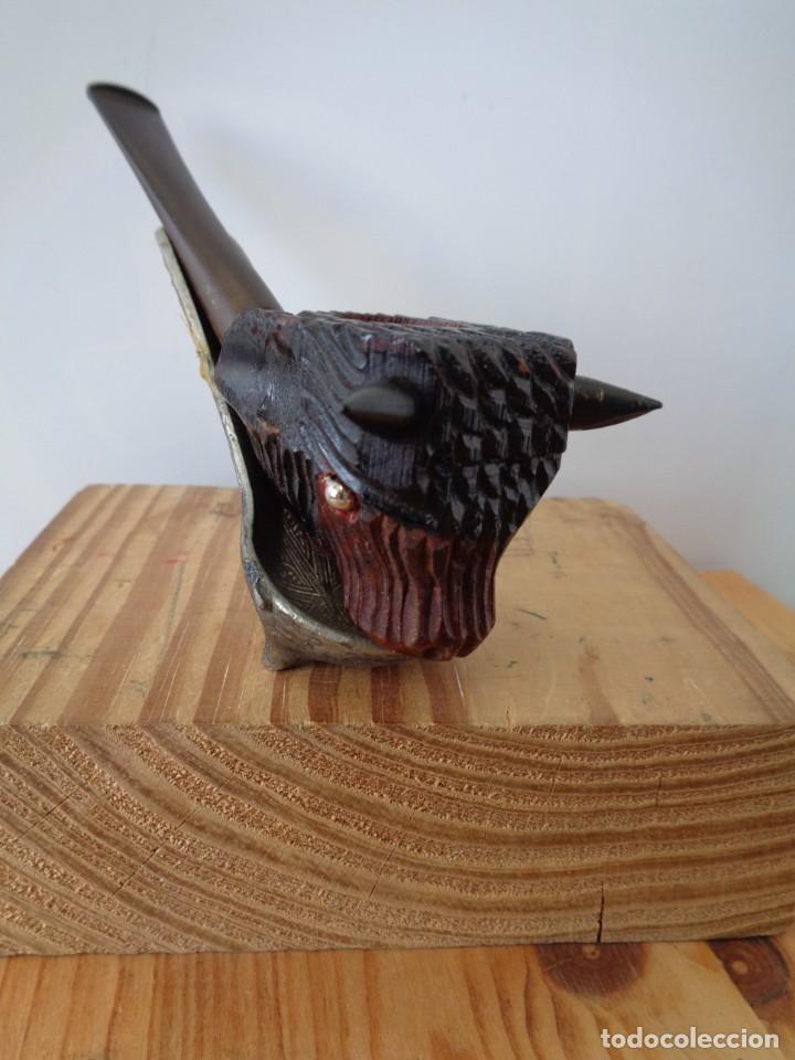 Pipas de fumar: &iexcl;&iexcl; PIPA, EL TORO. OJOS, 2 PERLAS. MADERA. !! - Foto 3
