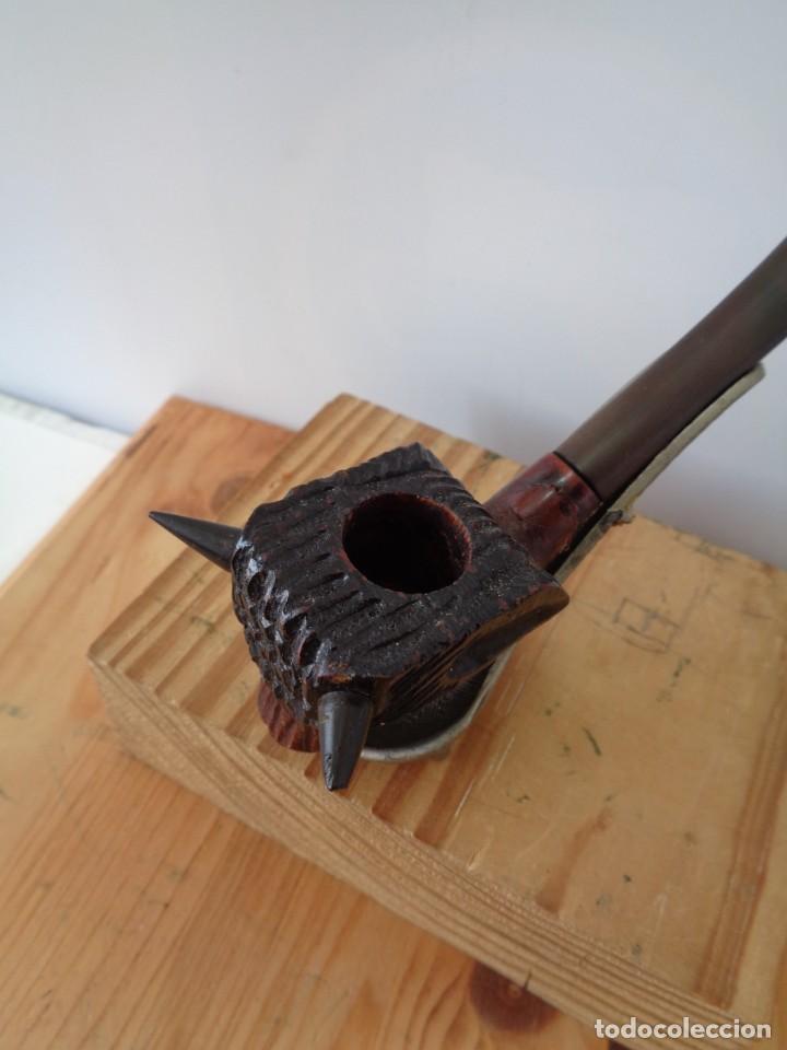 Pipas de fumar: &iexcl;&iexcl; PIPA, EL TORO. OJOS, 2 PERLAS. MADERA. !! - Foto 4