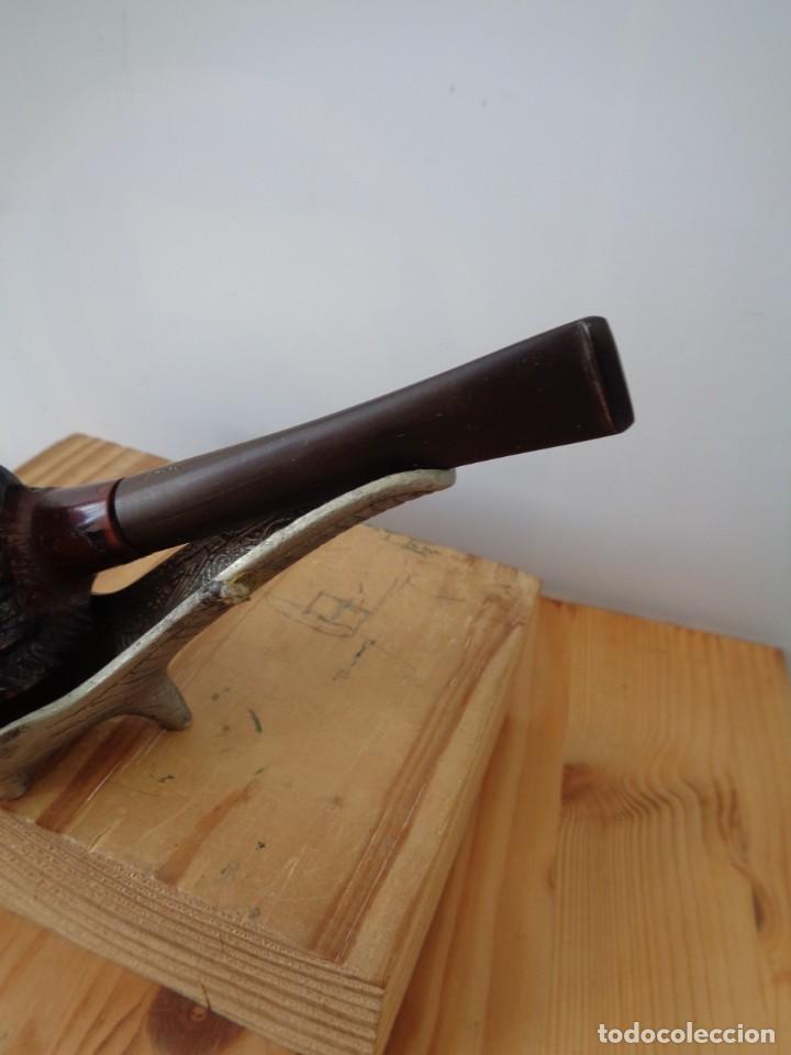 Pipas de fumar: &iexcl;&iexcl; PIPA, EL TORO. OJOS, 2 PERLAS. MADERA. !! - Foto 6