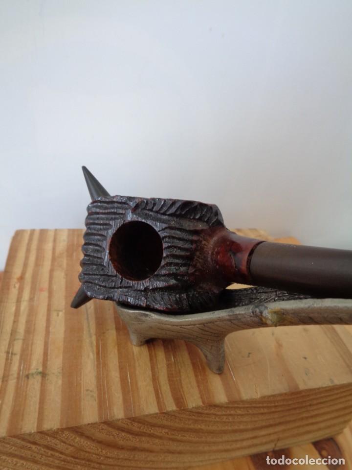 Pipas de fumar: &iexcl;&iexcl; PIPA, EL TORO. OJOS, 2 PERLAS. MADERA. !! - Foto 7