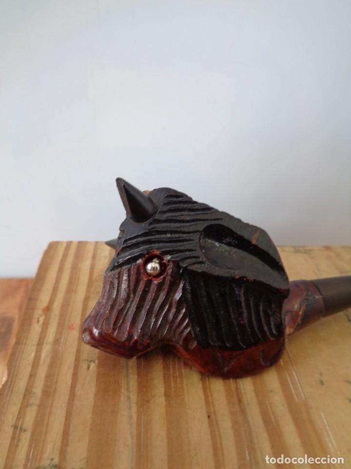 Pipas de fumar: &iexcl;&iexcl; PIPA, EL TORO. OJOS, 2 PERLAS. MADERA. !! - Foto 8