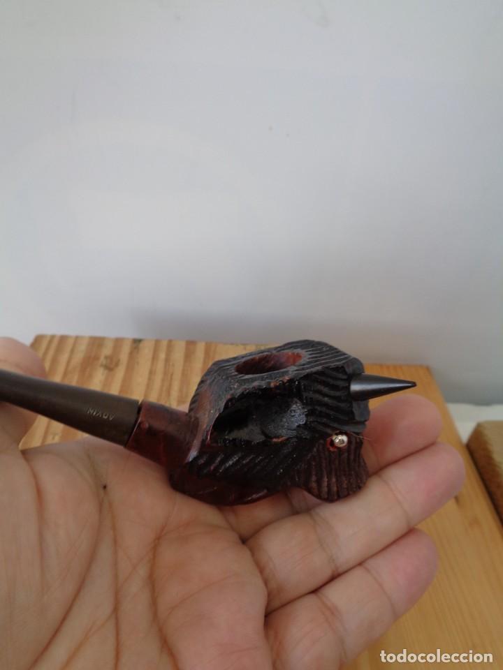 Pipas de fumar: &iexcl;&iexcl; PIPA, EL TORO. OJOS, 2 PERLAS. MADERA. !! - Foto 12