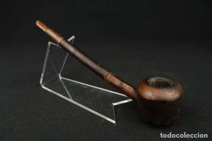 Pipas de fumar: Antigua Pipa de Madera - Foto 6