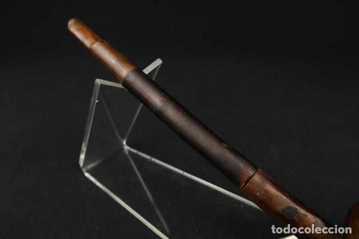 Pipas de fumar: Antigua Pipa de Madera - Foto 8
