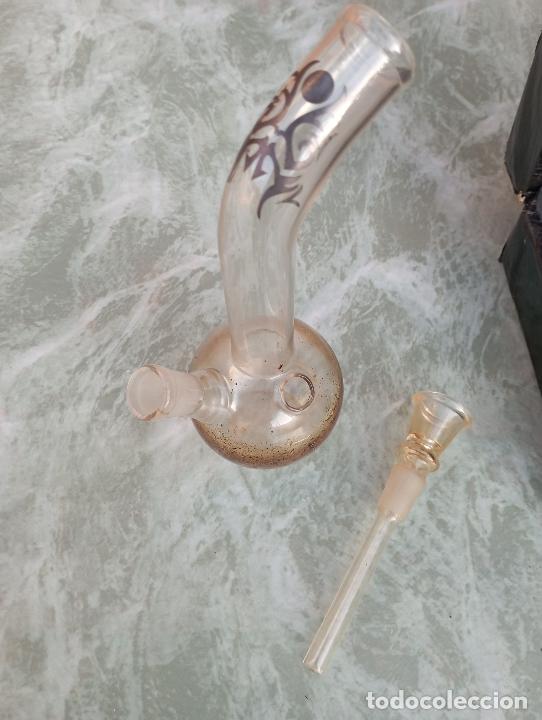 pipa de vidrio para fumar con agua no marca de - Compra venta en  todocoleccion