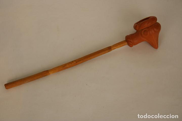 Pipas de fumar: pipa de fumar de ceramica y bamb&uacute; - Foto 4