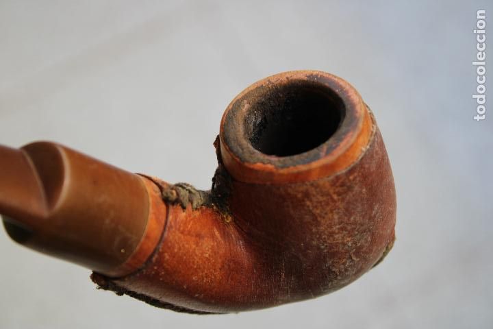 Pipas de fumar: pipa de fumar con cuero - Foto 2