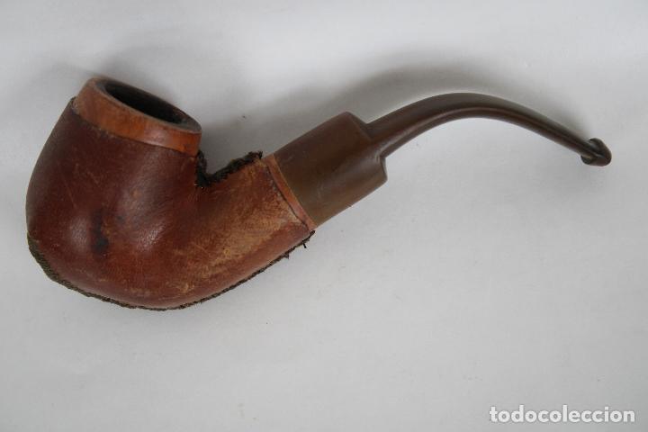 Pipas de fumar: pipa de fumar con cuero - Foto 1