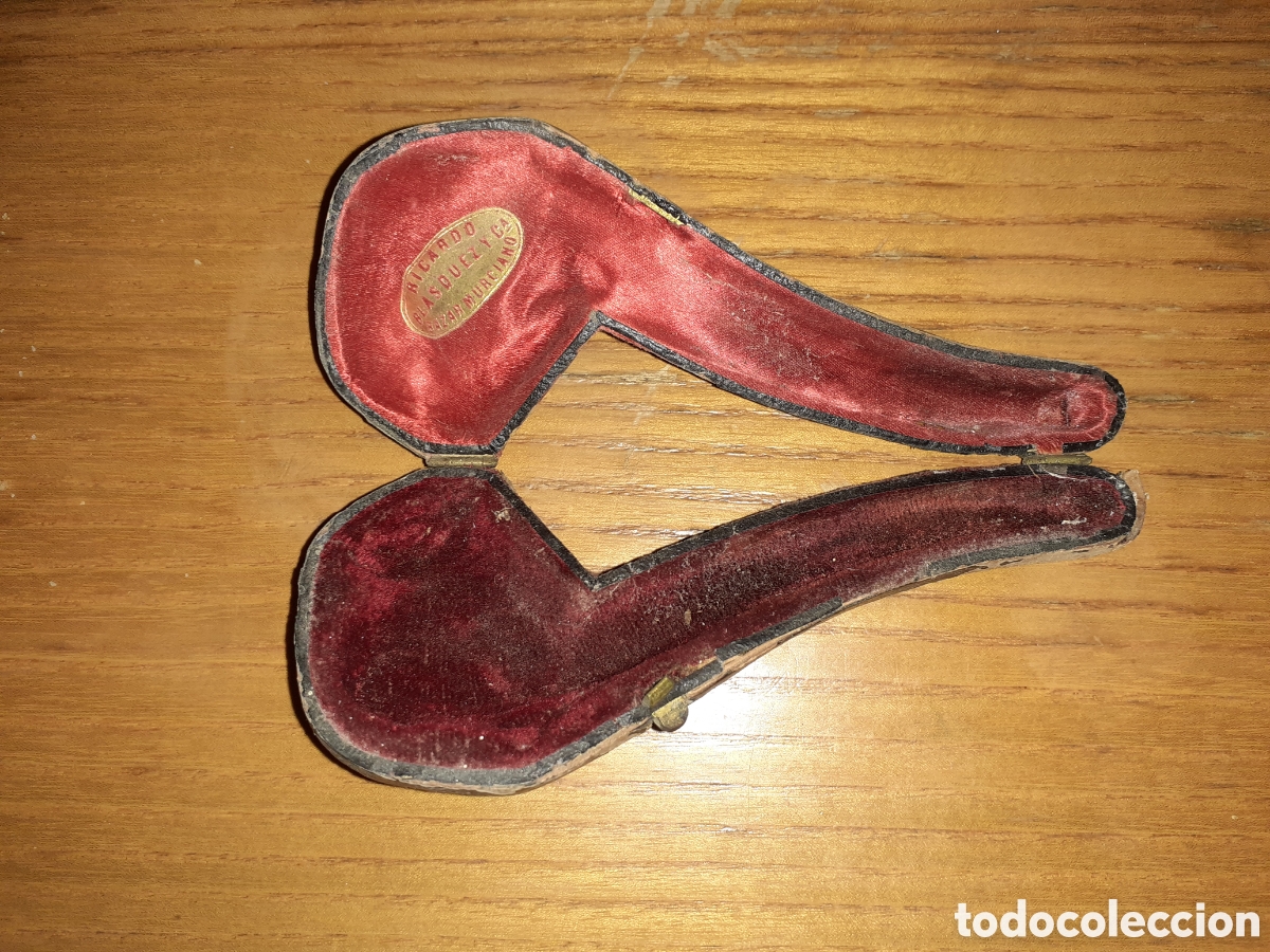 Pipas de fumar: Tres estuches de pipa. - Foto 5