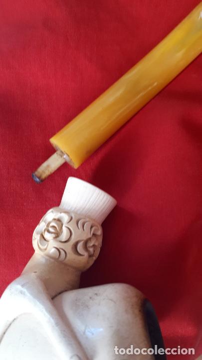 Pipas de fumar: Pipa de espuma de mar y asta. - Foto 9
