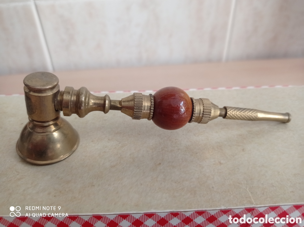 Pipas de fumar: PIPA FUMAR LATON DESMONTABLE - Foto 2