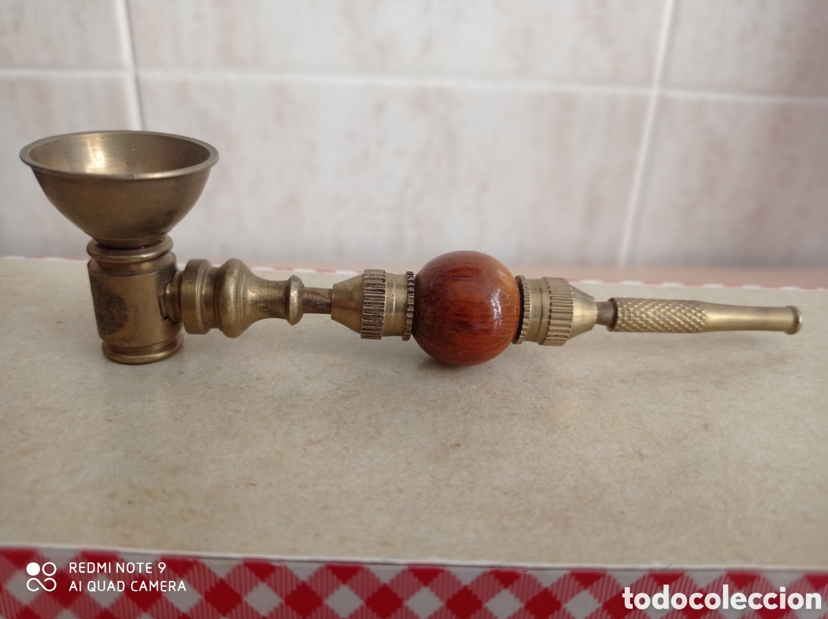 Pipas de fumar: PIPA FUMAR LATON DESMONTABLE - Foto 1