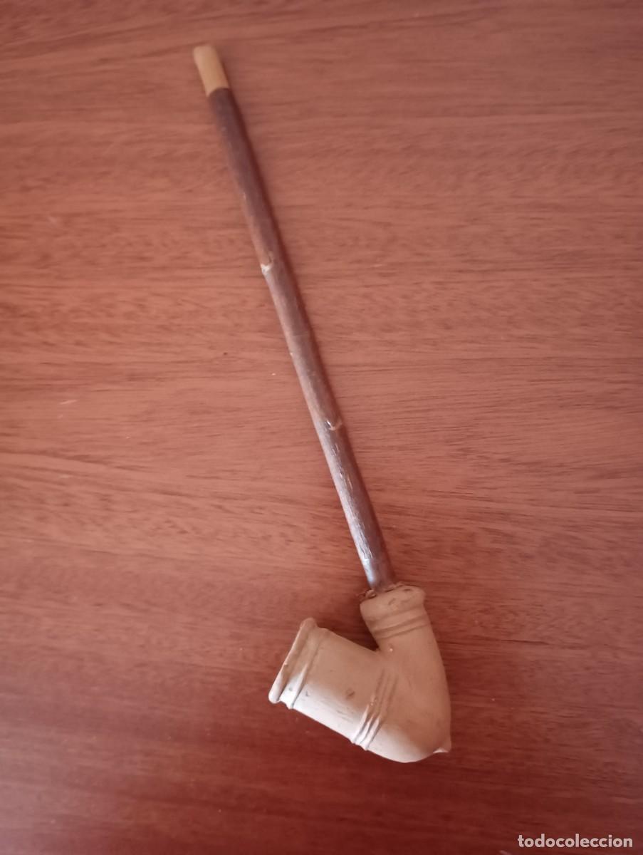 Pipas de fumar: PIPA DE BARRO COCIDO Y MADERA - Foto 3