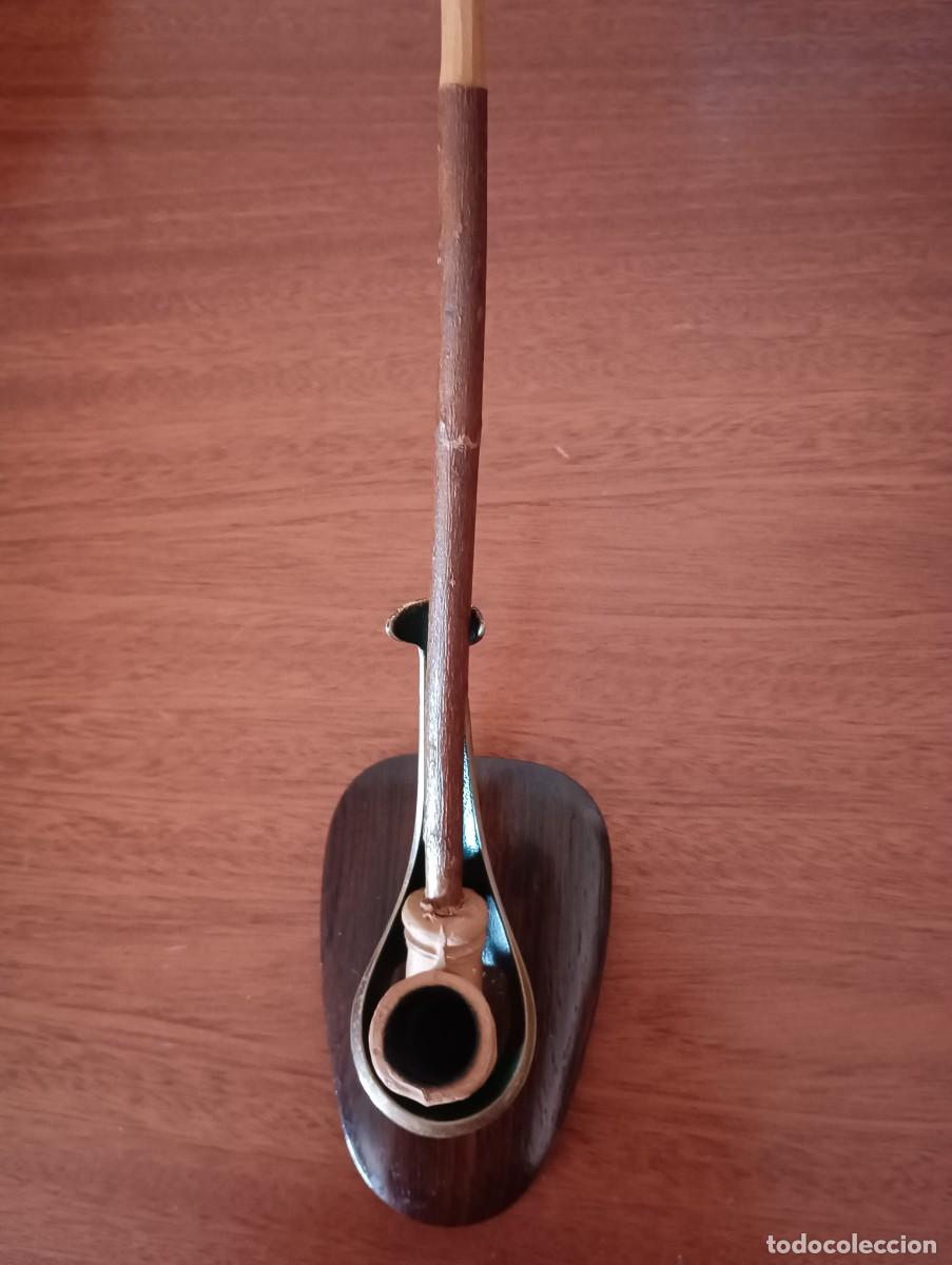 Pipas de fumar: PIPA DE BARRO COCIDO Y MADERA - Foto 6