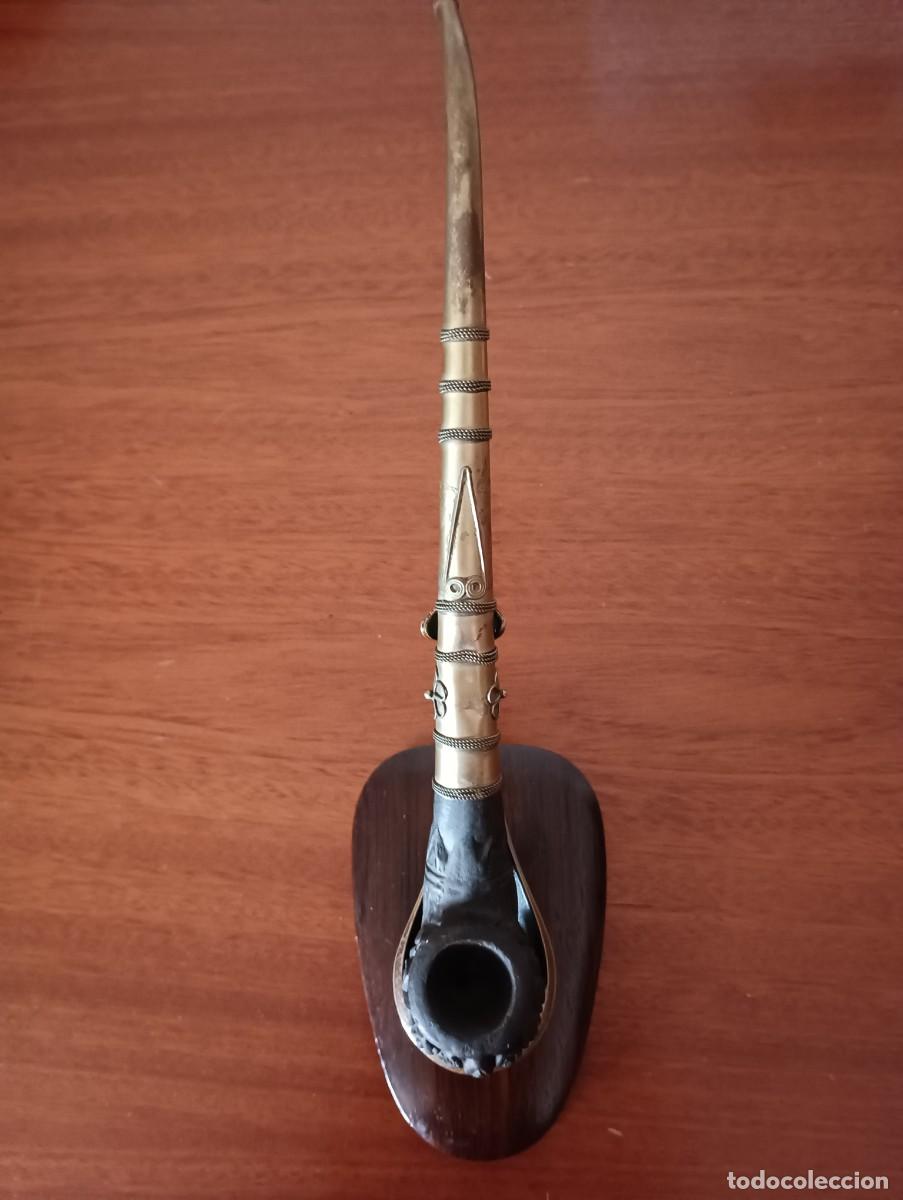 Pipas de fumar: PIPA DE BARRO Y METAL - Foto 4