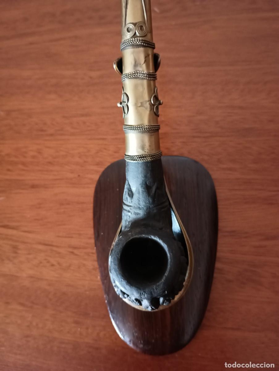 Pipas de fumar: PIPA DE BARRO Y METAL - Foto 6
