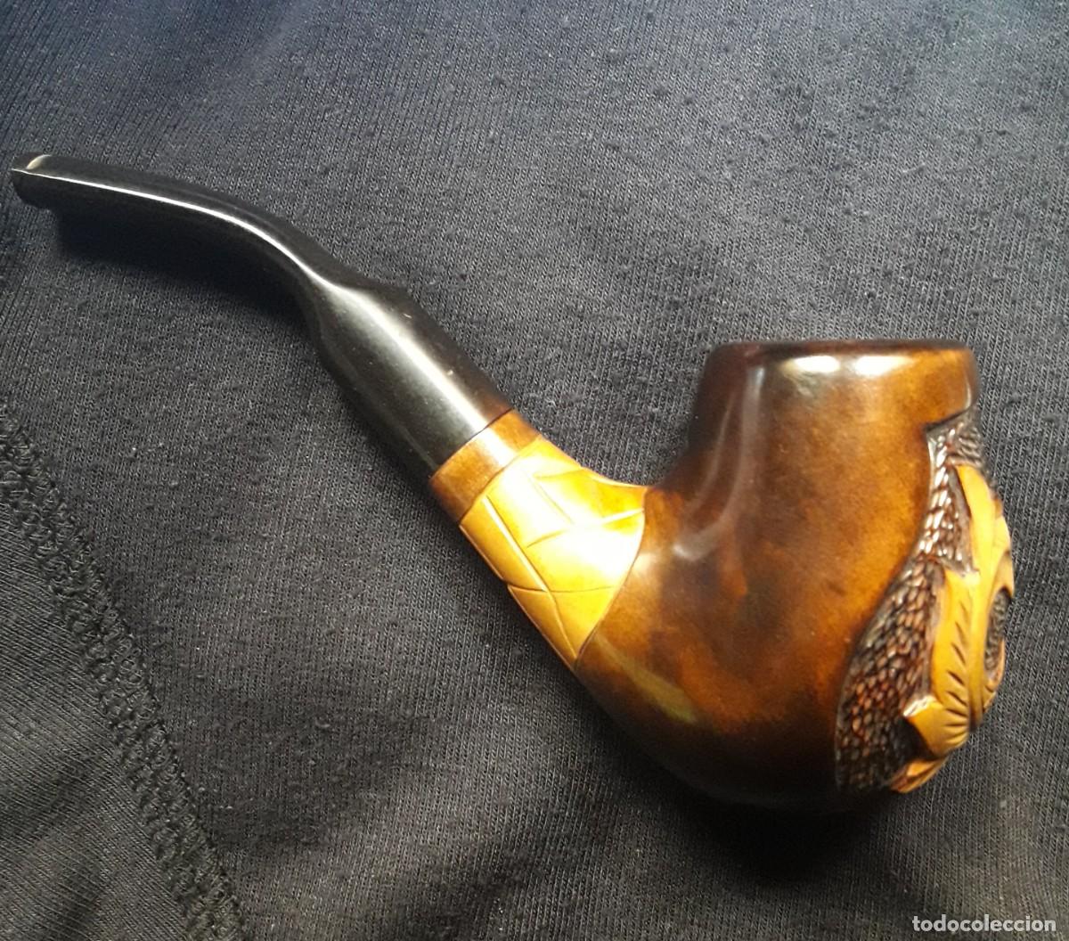 Pipas de fumar: Pipa de madera tallada - Foto 2