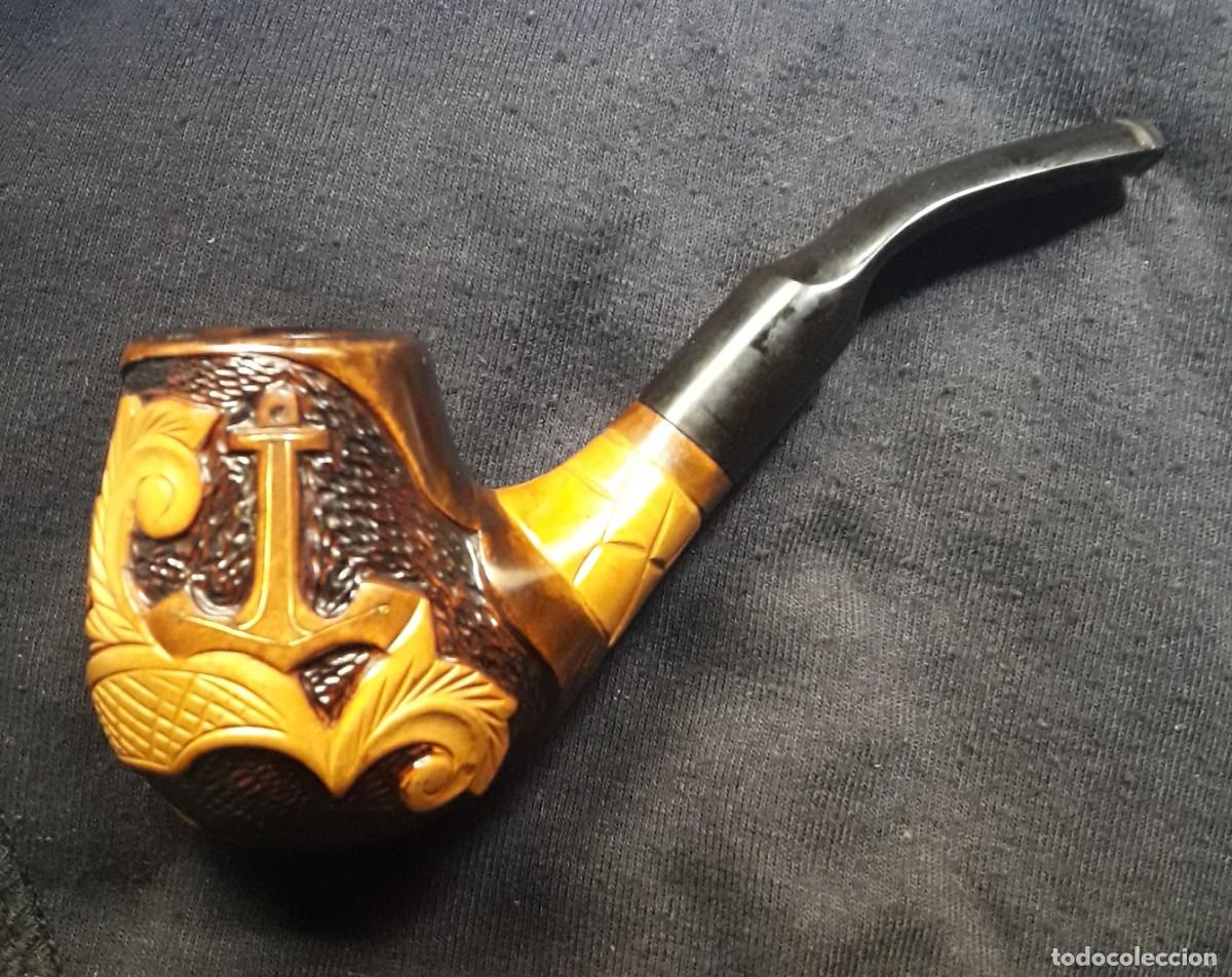 Pipas de fumar: Pipa de madera tallada - Foto 3