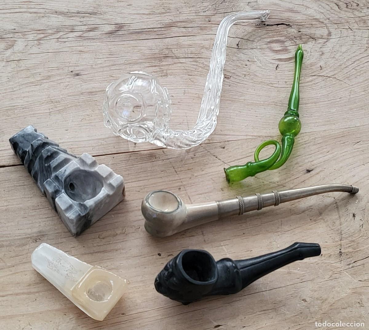 Pipas de fumar: Coleccion pipas materiales diversos - Foto 1