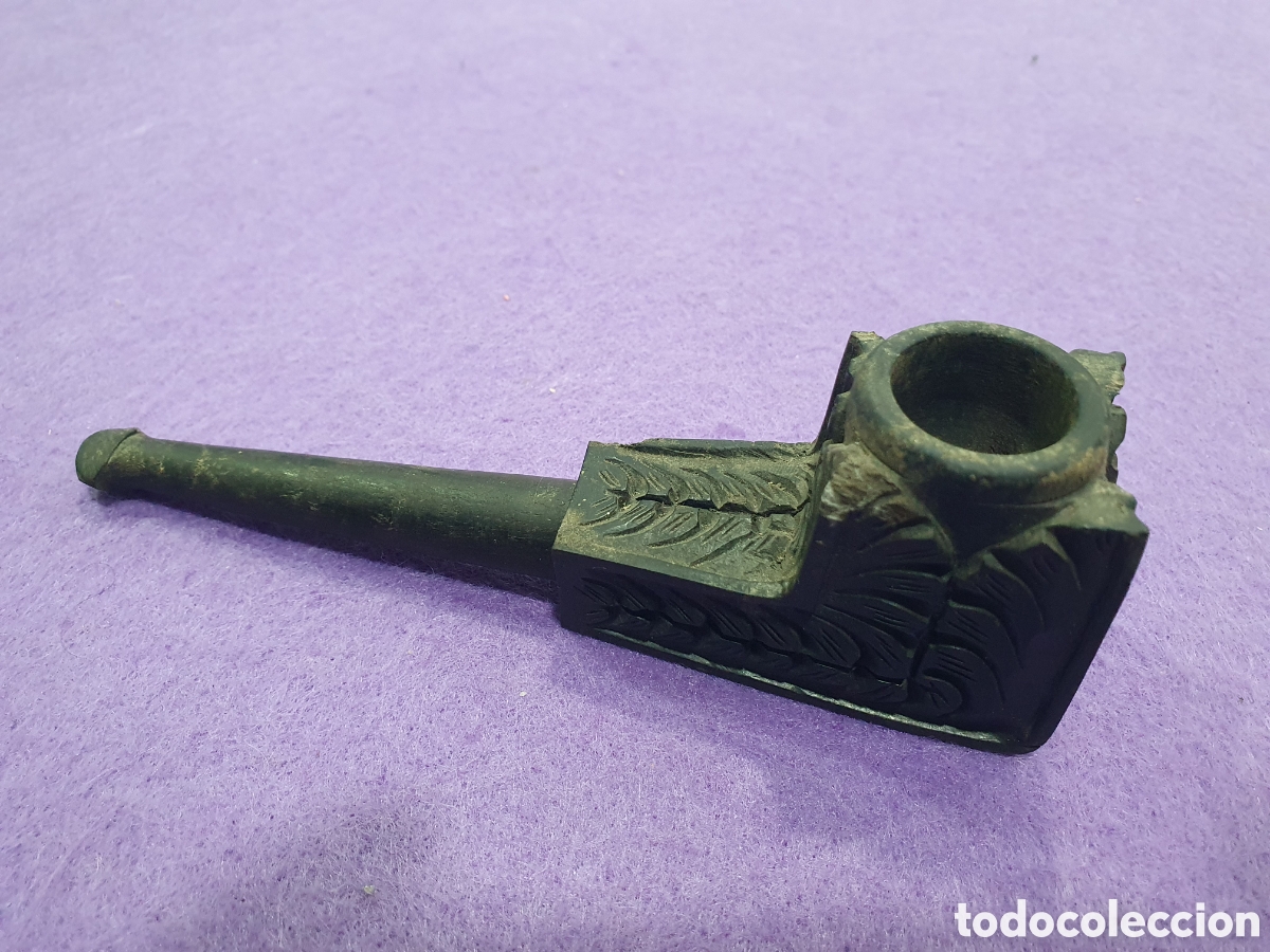 Pipas de fumar: Pipa en madera tallada. (L96) - Foto 2