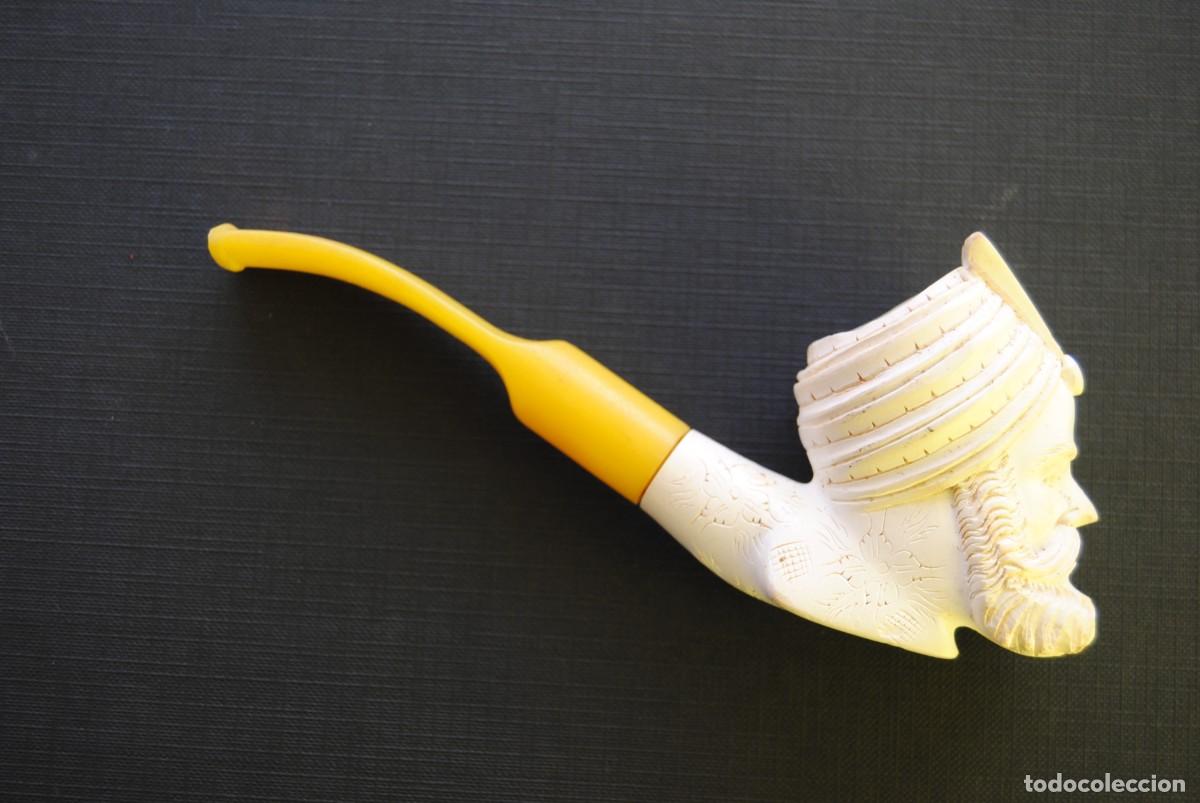 Pipas de fumar: Pipa espuma de mar. impecable totalmente nueva sin usar - Foto 1
