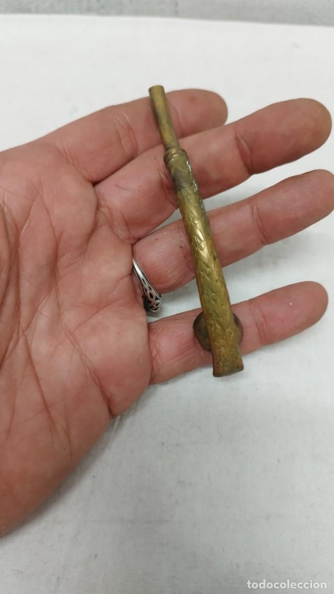 Pipas de fumar: Antigua Pipa de fumar,en bronce - Foto 5