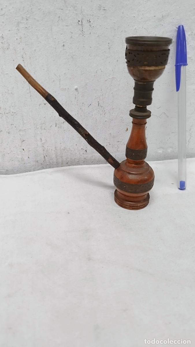 Pipas de fumar: Antigua Pipa de fumar,de pie de sobremesa - Foto 2