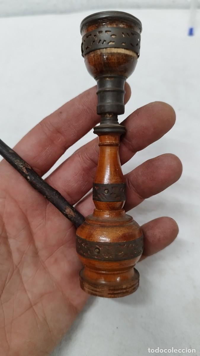 Pipas de fumar: Antigua Pipa de fumar,de pie de sobremesa - Foto 3