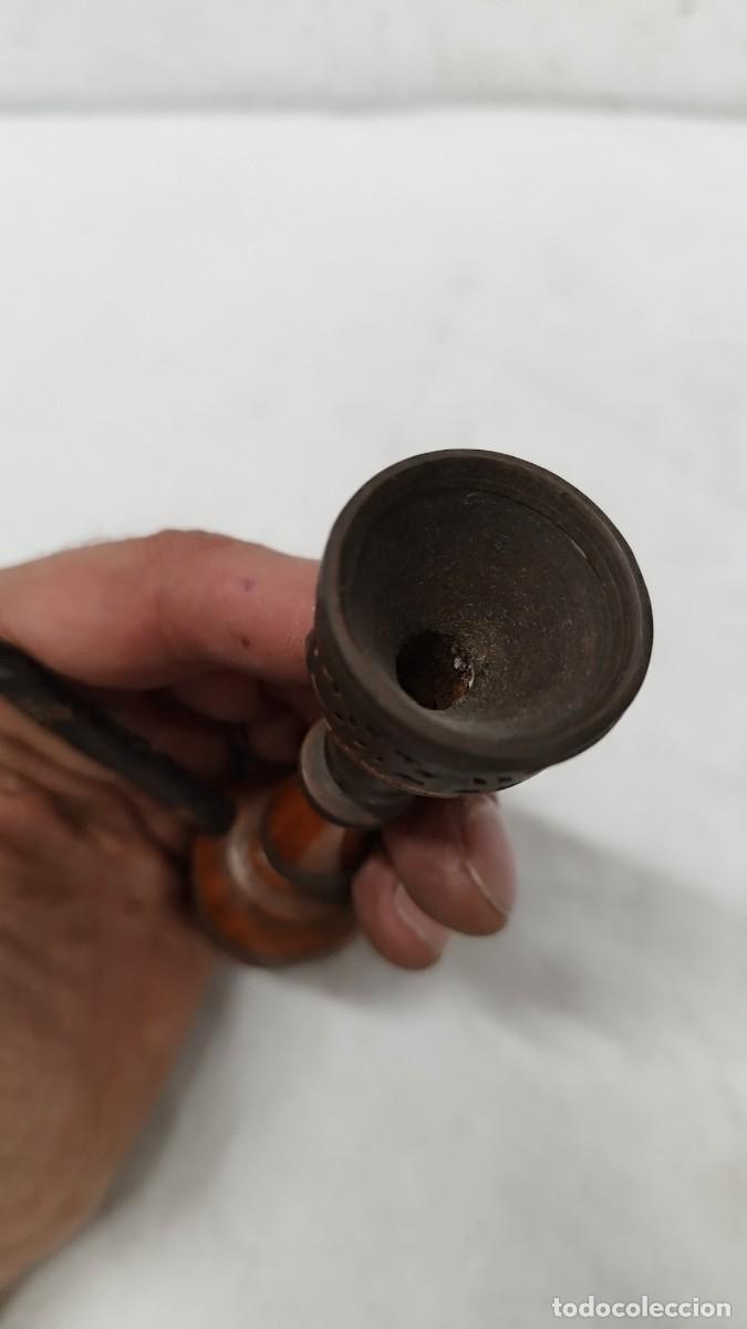 Pipas de fumar: Antigua Pipa de fumar,de pie de sobremesa - Foto 4