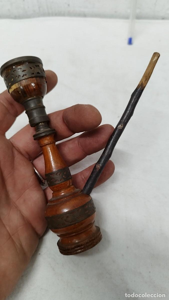 Pipas de fumar: Antigua Pipa de fumar,de pie de sobremesa - Foto 5