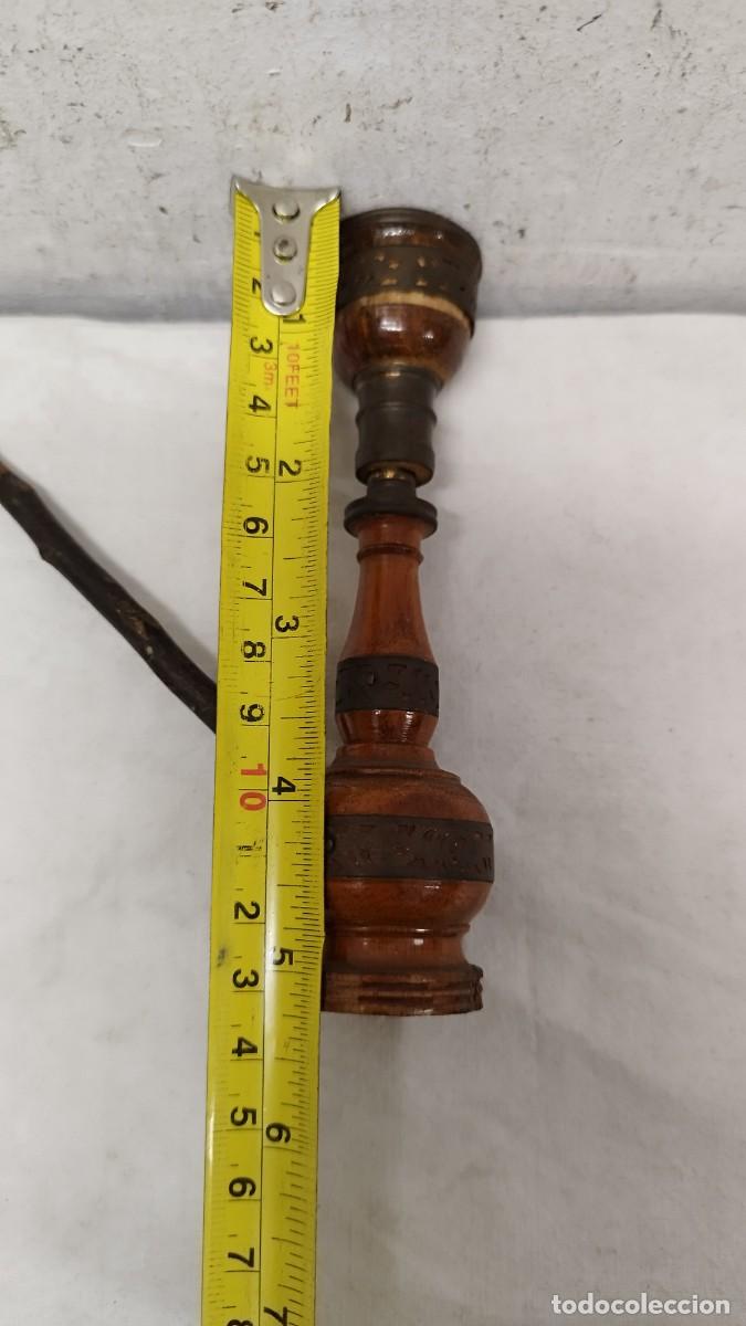 Pipas de fumar: Antigua Pipa de fumar,de pie de sobremesa - Foto 6