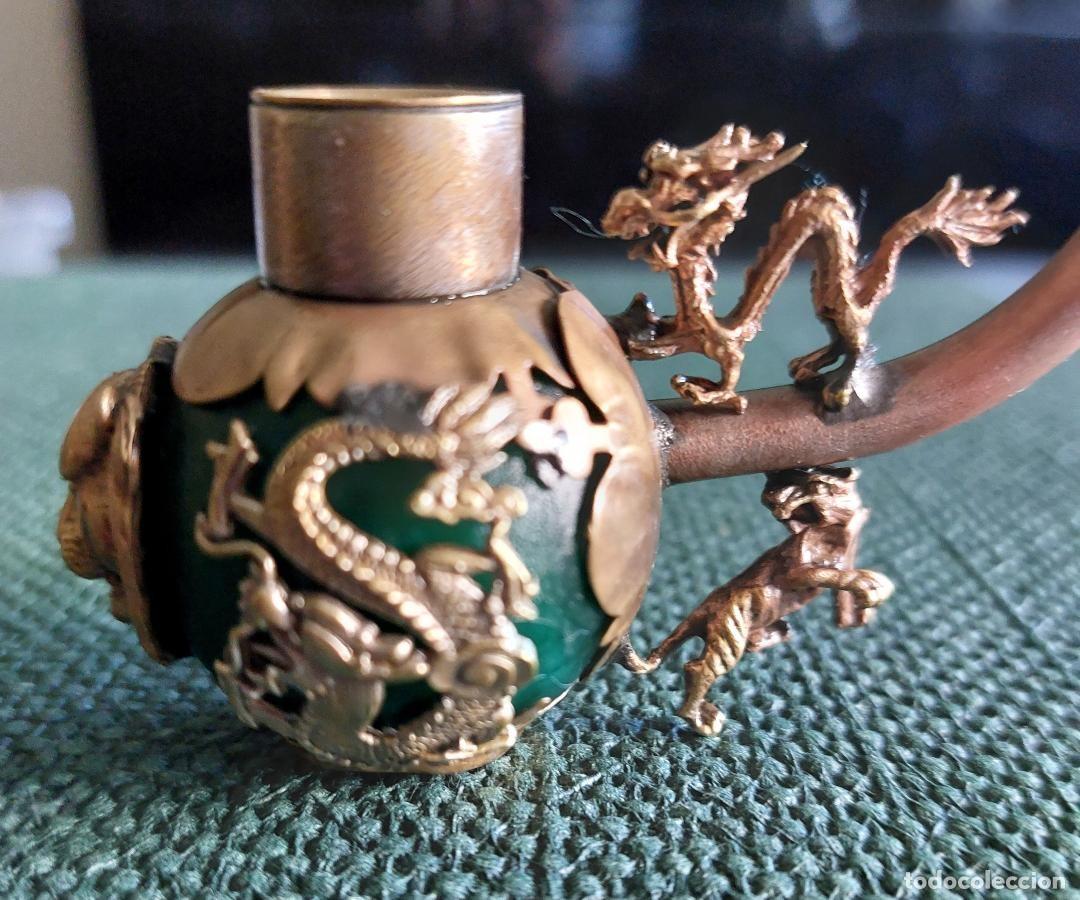 Pipas de fumar: Pipa de rap&eacute; antigua de China - Foto 2