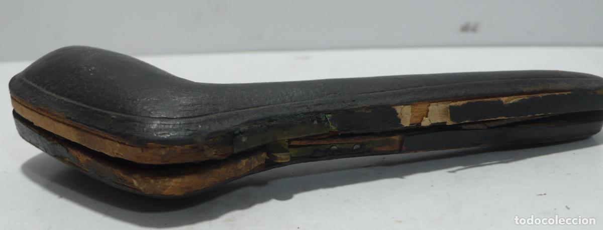 Pipas de fumar: pipa en madera y ambar con su estuche - Foto 5