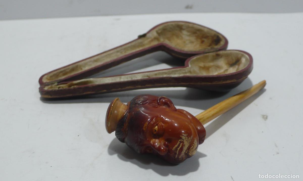 Pipas de fumar: pipa con forma de cabeza - Foto 2