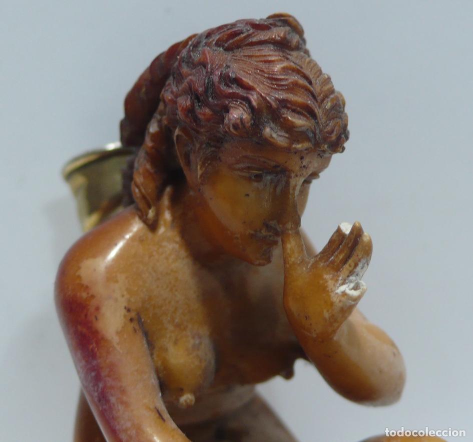 Pipas de fumar: peque&ntilde;a pipa en forma de mujer - Foto 2