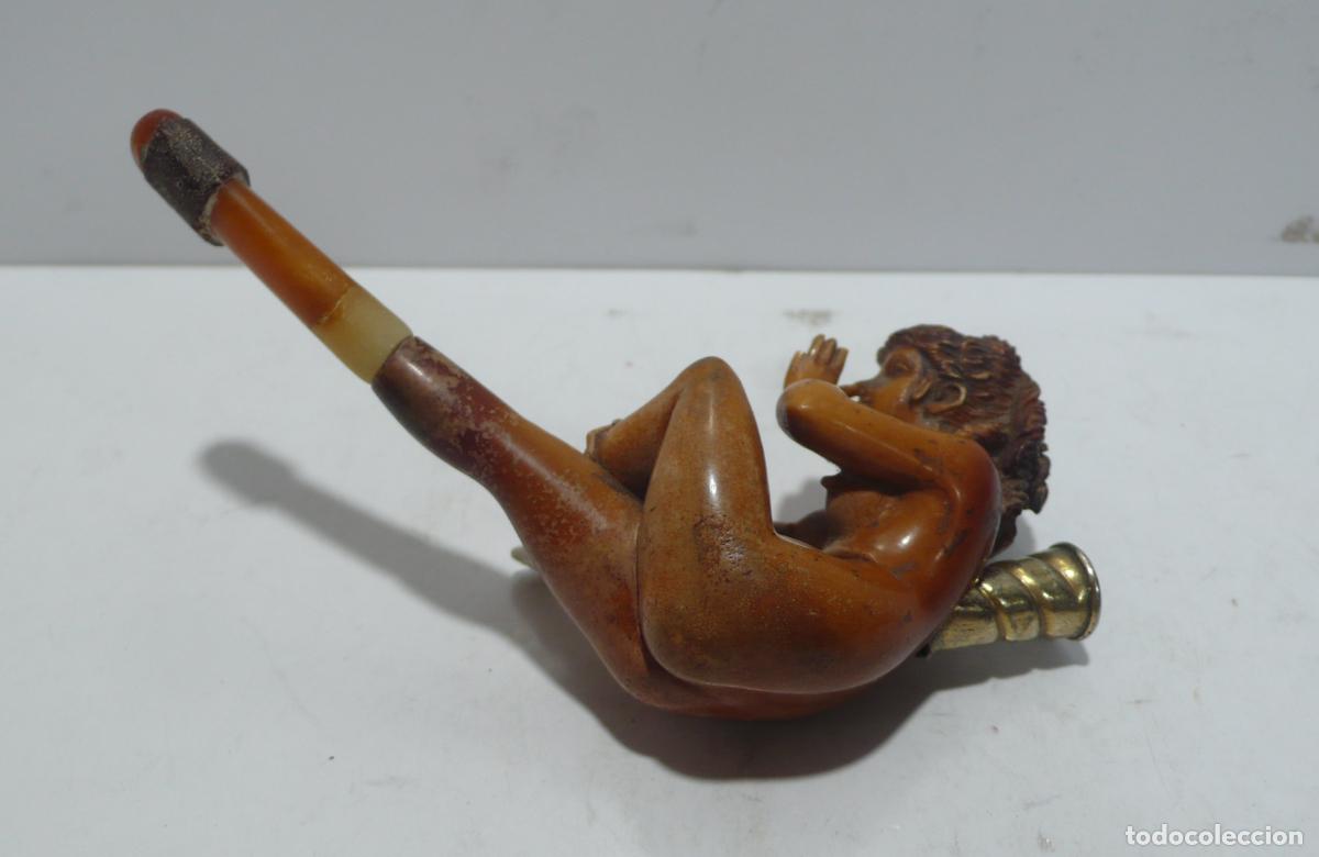 Pipas de fumar: peque&ntilde;a pipa en forma de mujer - Foto 4