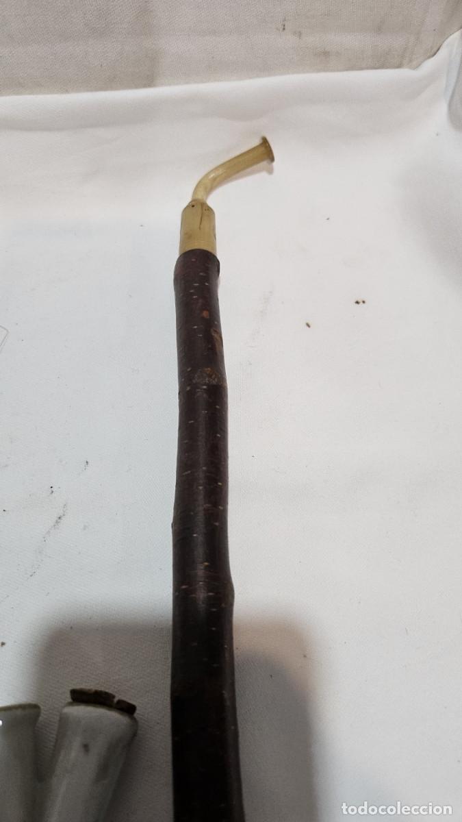 Pipas de fumar: pipa de porcelana y madera - Foto 3
