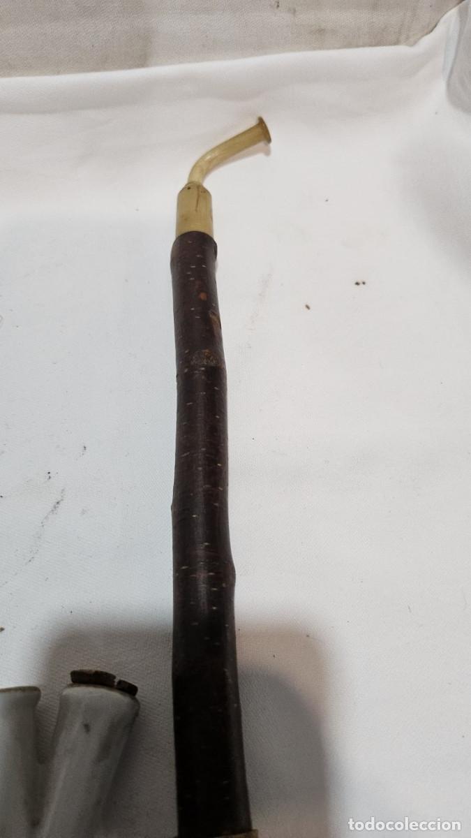 Pipas de fumar: pipa de porcelana y madera - Foto 4