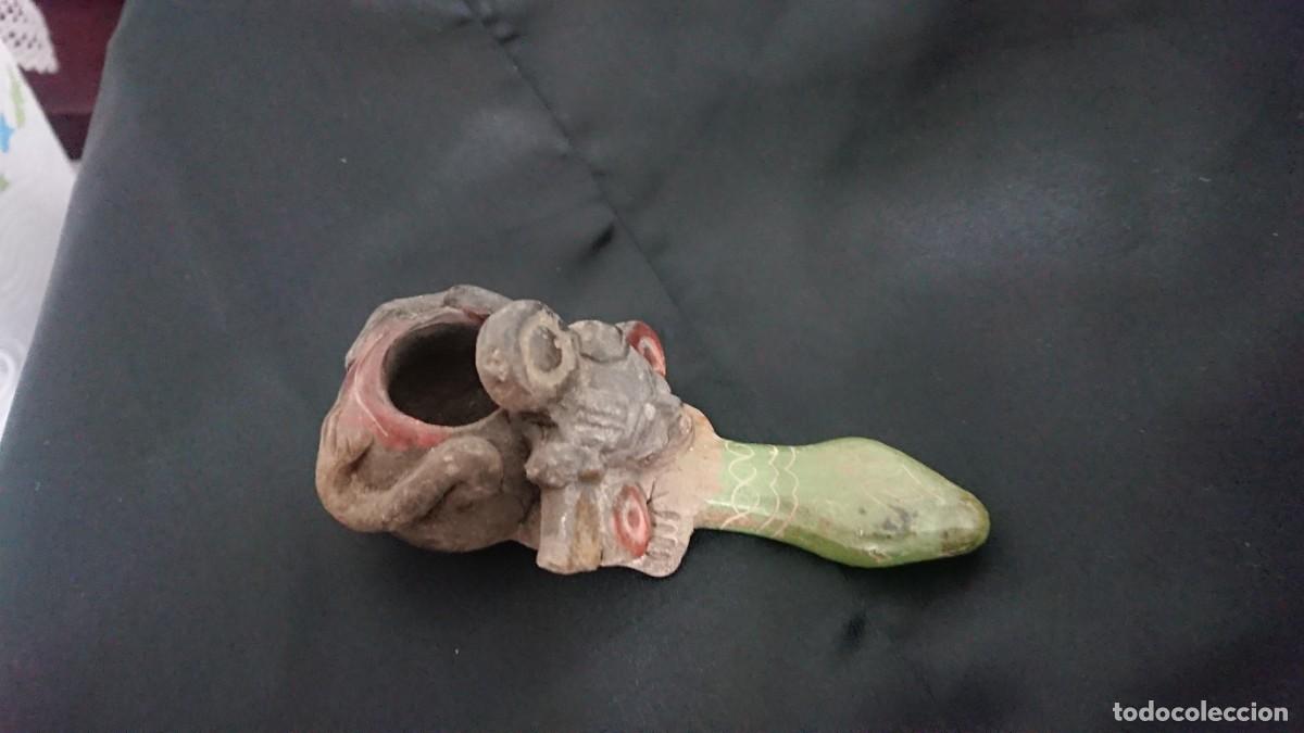 Pipas de fumar: Pipa de colecci&oacute;n, de barro y esmalte - Foto 1
