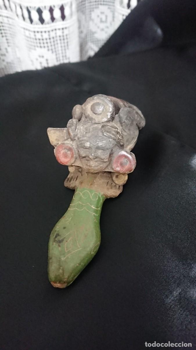 Pipas de fumar: Pipa de colecci&oacute;n, de barro y esmalte - Foto 2