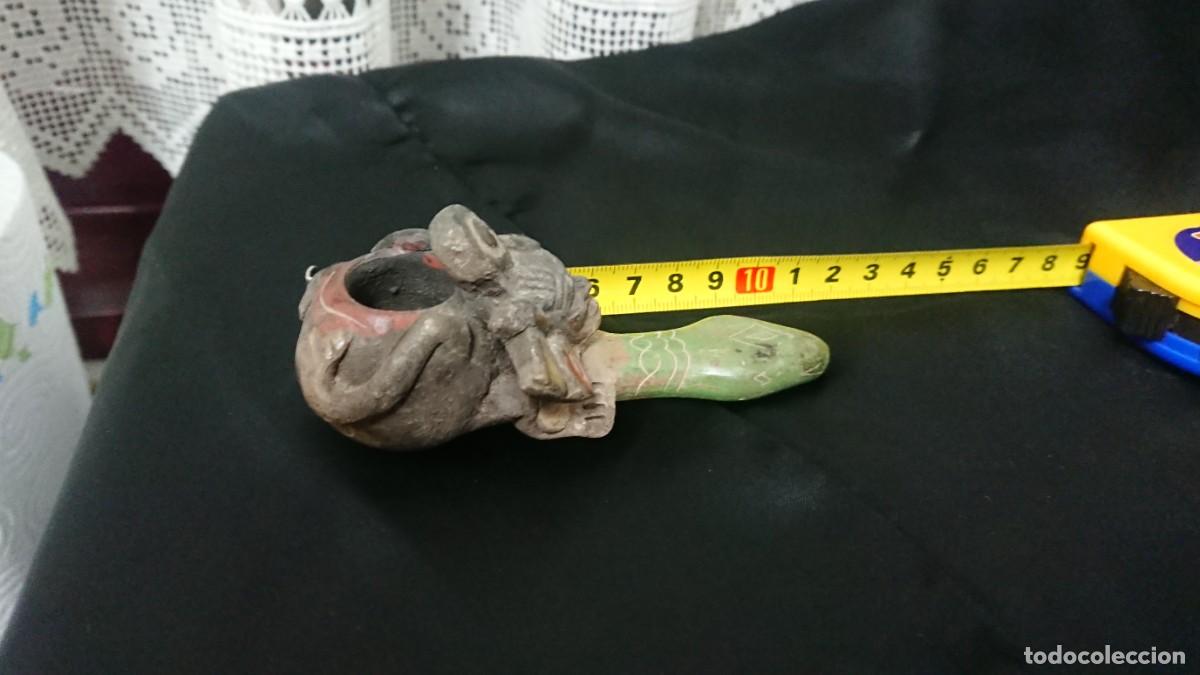 Pipas de fumar: Pipa de colecci&oacute;n, de barro y esmalte - Foto 3