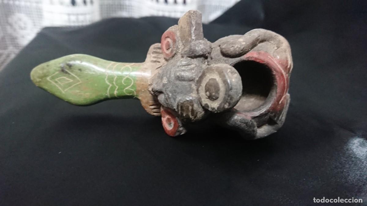 Pipas de fumar: Pipa de colecci&oacute;n, de barro y esmalte - Foto 4